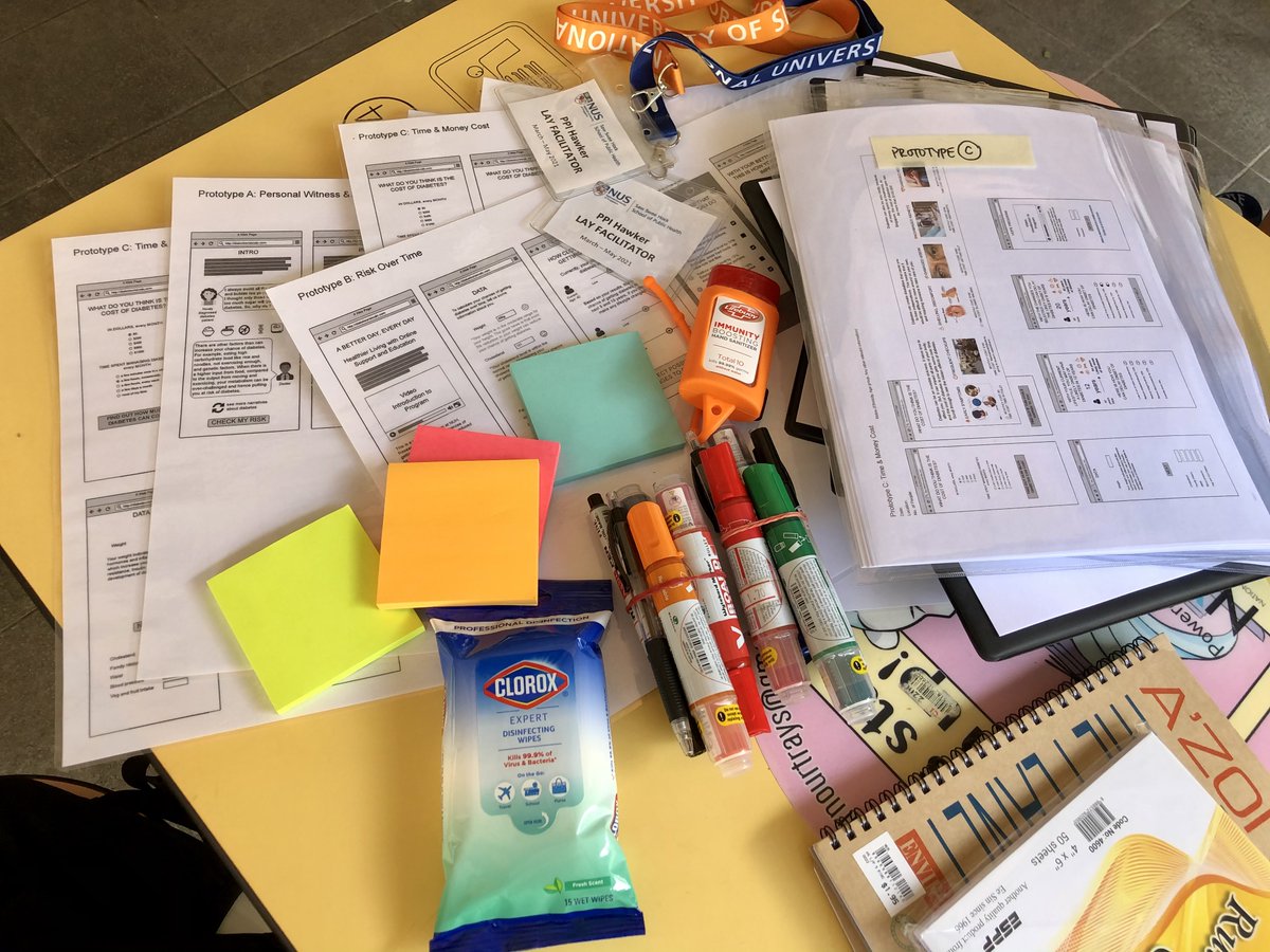 L_Luna_P's tweet photo. The #PPI Hawkers are back!
With the best collaborator, @jhashim11 🙂

Armed with hand sanitiser, alcohol wipes and masks, we gathered insights from the public on online #diabetes risk communication tools. 

More to come, stay tuned!

@NTU_LKCMedicine 
#publicinvolvement https://t.co/Gw3EEc9i4p