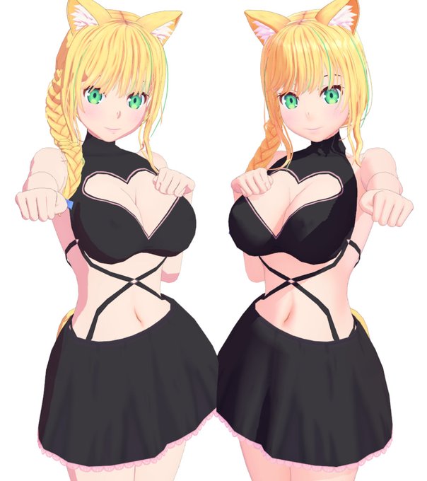 本日の進捗
・エレノアさん追加衣装物理調整
・水着エレノアさん追加作業
ハイポリ版作業しようと思ってたのが
気づいたら手袋無し、裸足にして水着版作ってた
仕方ない・・・欲しくなったから仕方ないのだ🤗
明日夕方くらいにファンティアで配布予定です～ 