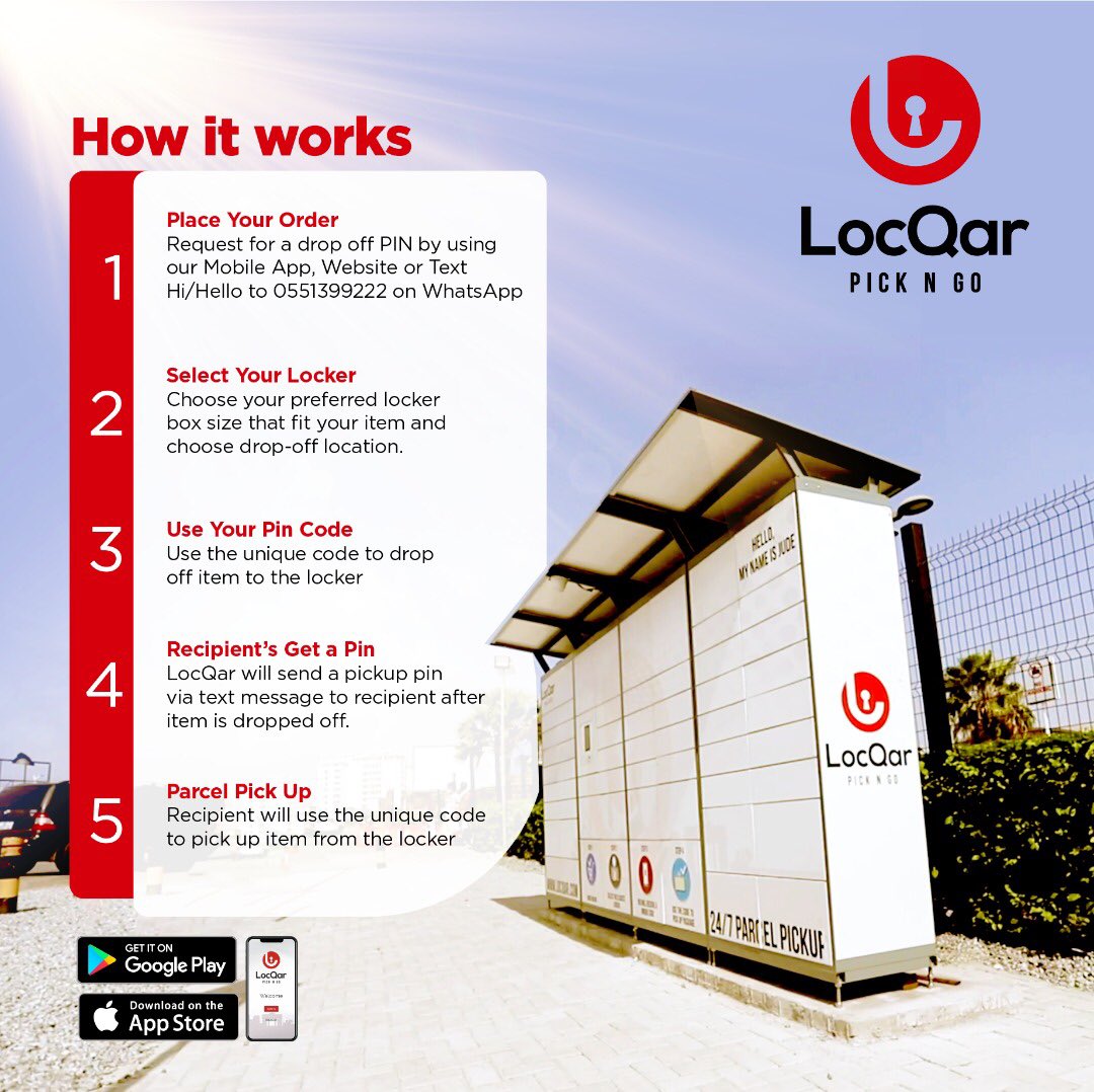 locqar's tweet photo. Use the LocQar following these 5 simple steps! It’s so easy.... #locqar https://t.co/NYaz65lubw