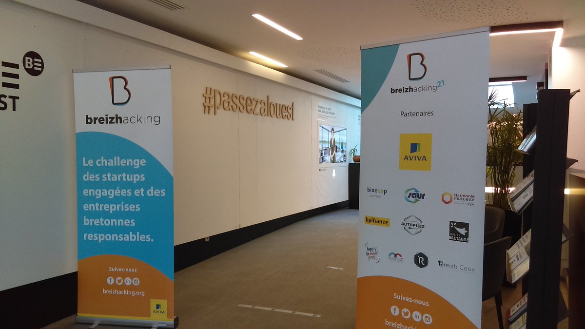 breizhacking's tweet image. Demi-finale Paris #breizhacking21, c' est parti ! Merci @regionbretagne  pour l'accueil à la Maison de la Bretagne. #startup #innovation #impact #passezalouest