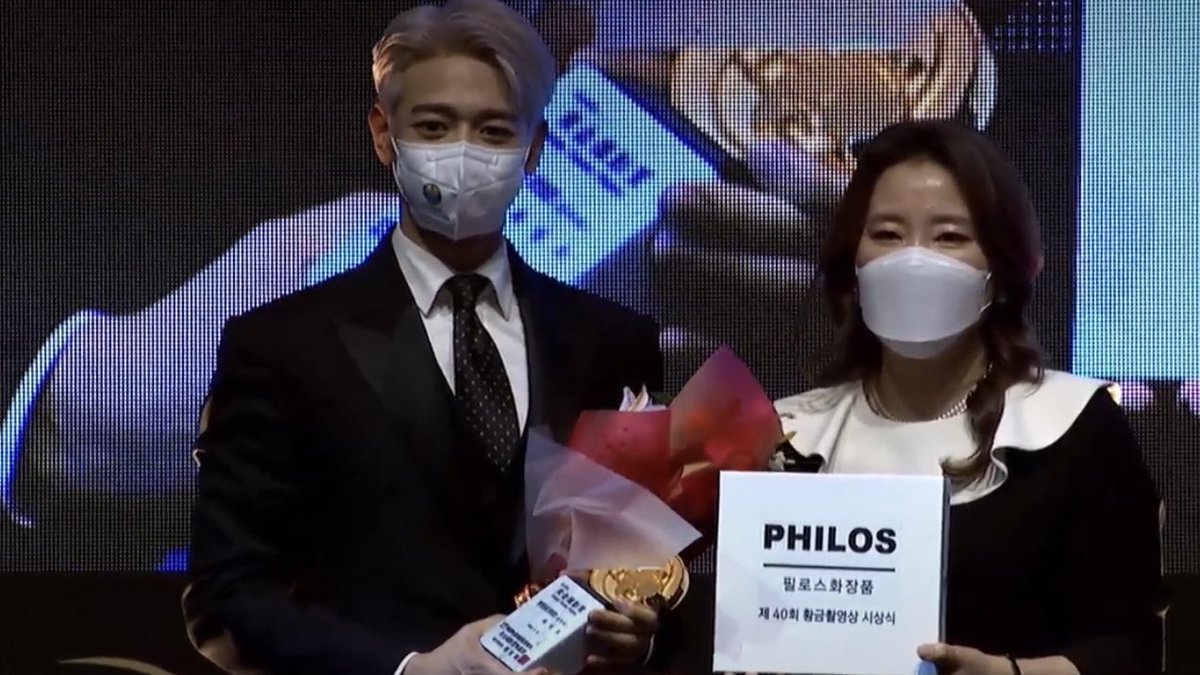 Choi_Dawna's tweet photo. Minho finally got the award he deserve for his brilliant work in ' the battle of jangsari ' 
the 40th Golden Film Awards Special Award by Judges!  Congratulations Minho 🎉🎉 https://t.co/eX7vkNN6t3