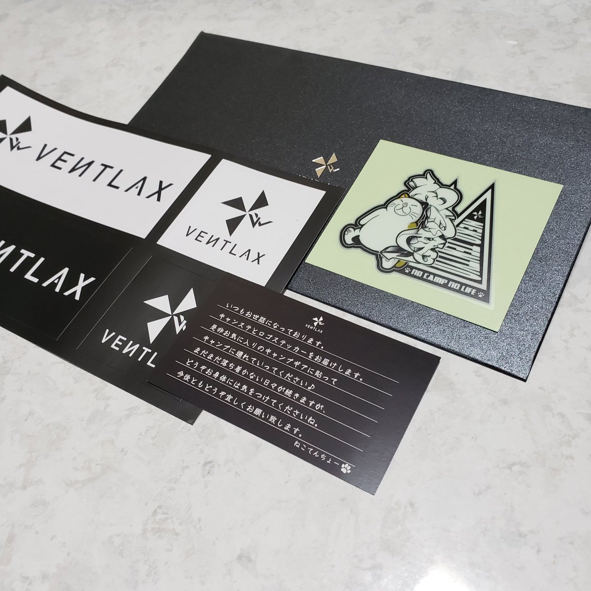 maskedmarty's tweet photo. キャンステ届きました!
今週末のキャンプ更にテンション上がってます🤣
ありがとうございます‼
#ねこてんちょー #ventlax https://t.co/47EZhTc80y