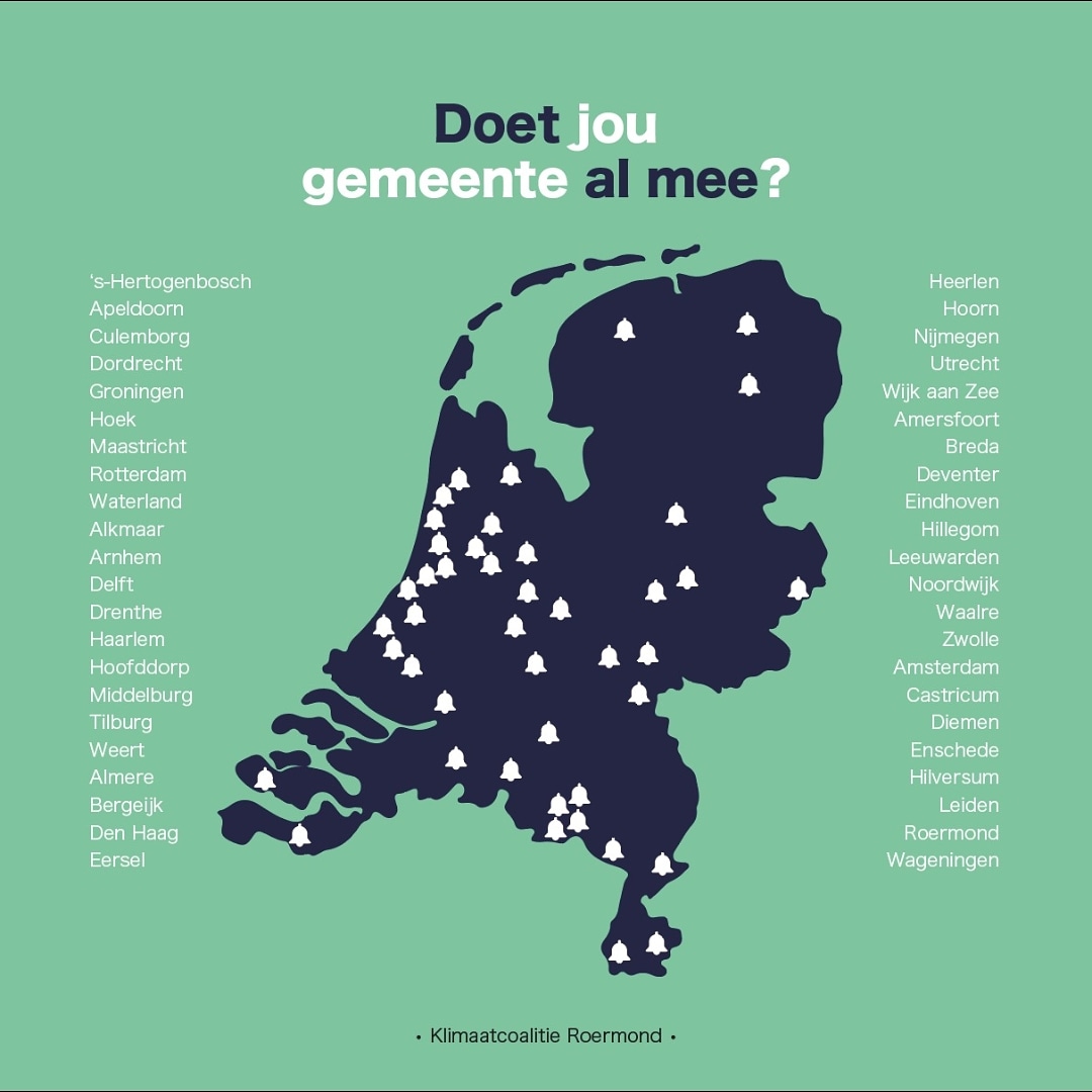KlimaatalarmRM's tweet image. Inmiddels zijn er al 35+ gemeentes aangemeld voor het #klimaatalarm. Doet jou gemeente ook mee? #kiesklimaat