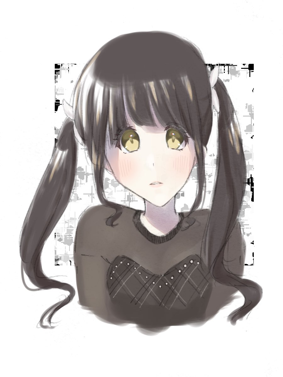 久しぶりに描きました イラスト 絵描きさんと繋がりたい 私 あおい 移行の漫画