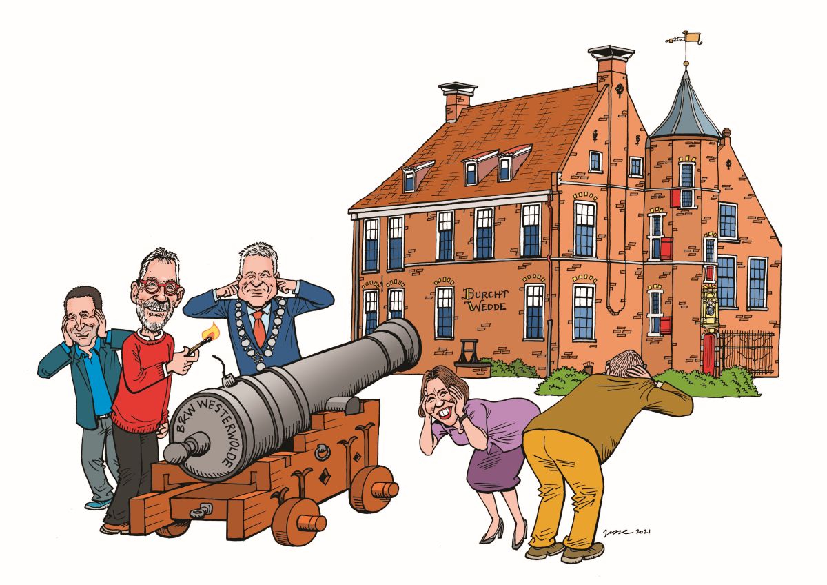 Kleurwedstrijd Kinderhotel Burcht Wedde voor de jeugd. Zie burchtwedde.nl