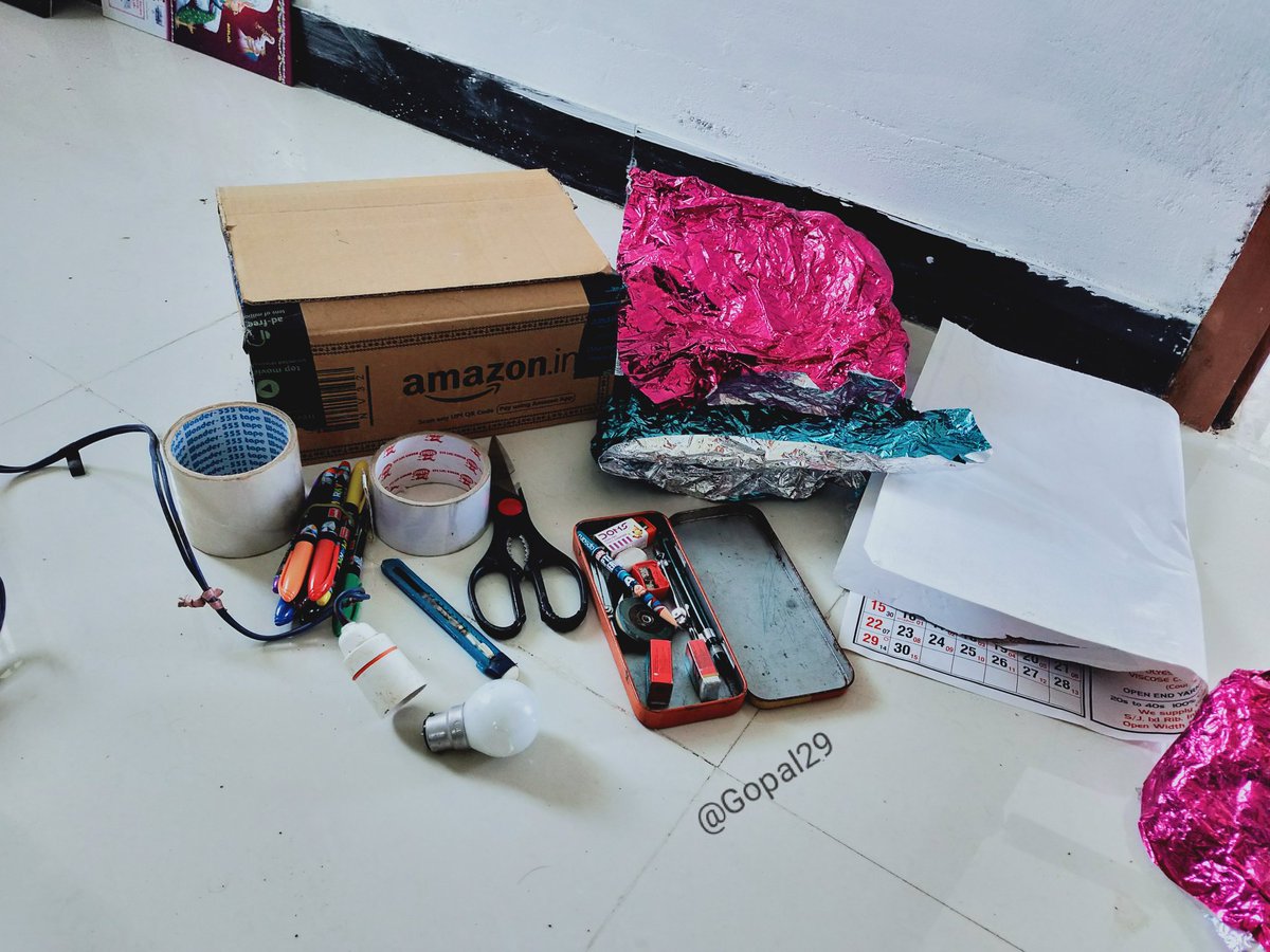 Gopal29's tweet image. I #PledgeToReuse♻️ for the future of our planet.
Here i made decorative lamb by using amazon carton 😍❤️🌏
I loved it @amazonIN