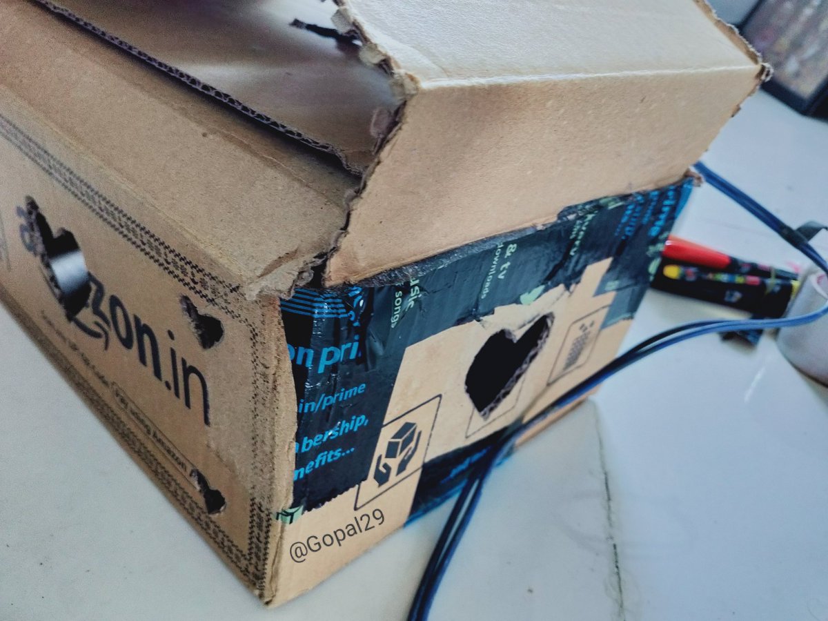 Gopal29's tweet image. I #PledgeToReuse♻️ for the future of our planet.
Here i made decorative lamb by using amazon carton 😍❤️🌏
I loved it @amazonIN