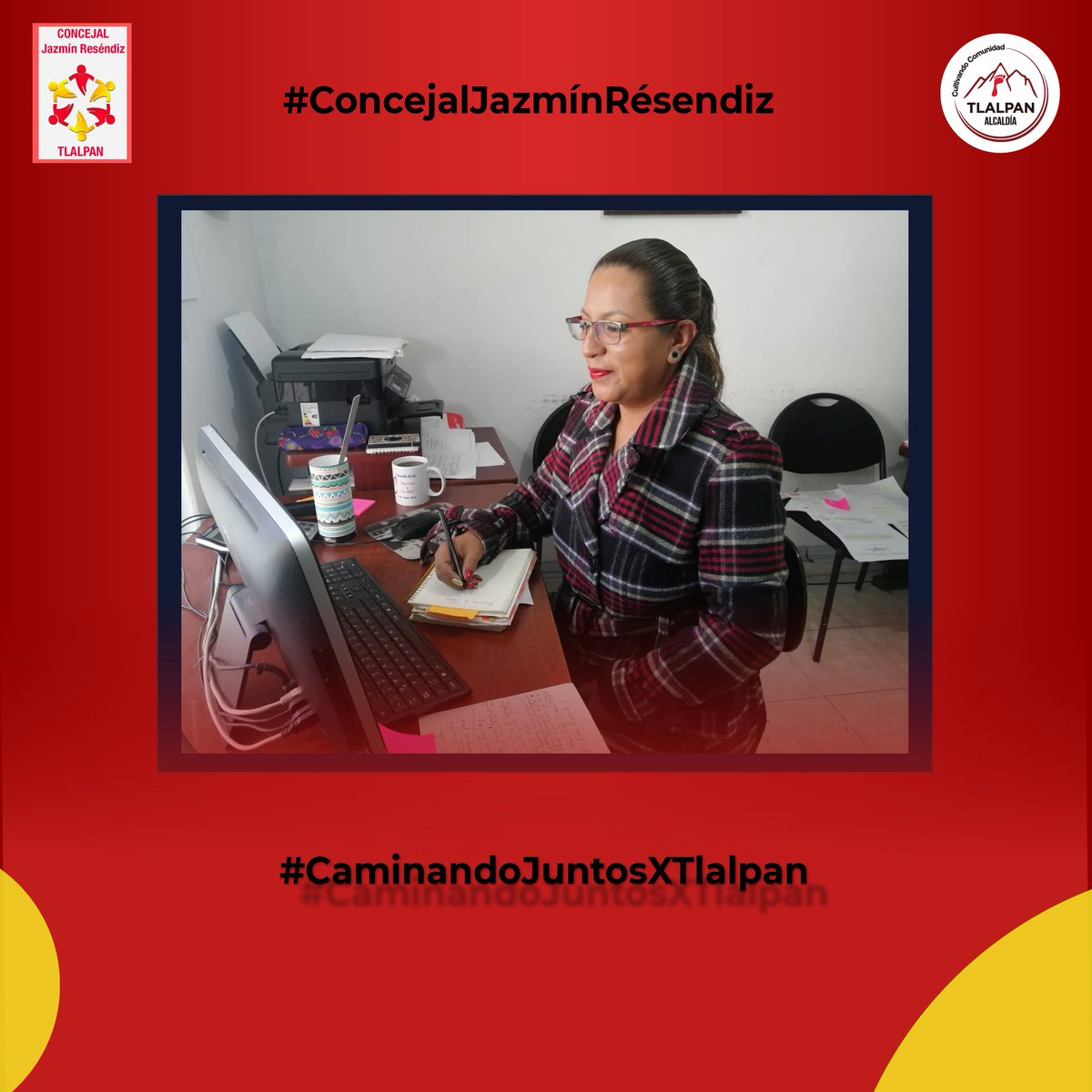 TlalpanPT's tweet photo. #SomosPTTlalpan ntra. compañera de #Tlalpan #ConcejalJazmínReséndiz #TeOrienta
El @GobCDMX presentó la Estrategia Mujeres SOS: Red de Mujeres en Alerta por ti. Se presentó la Cartilla de Derechos de las Mujeres.
#SoloEnCDMX
#CaminandoJuntosXTlalpan
https://t.co/NK31BhlM7A https://t.co/13Tv3I1JOQ