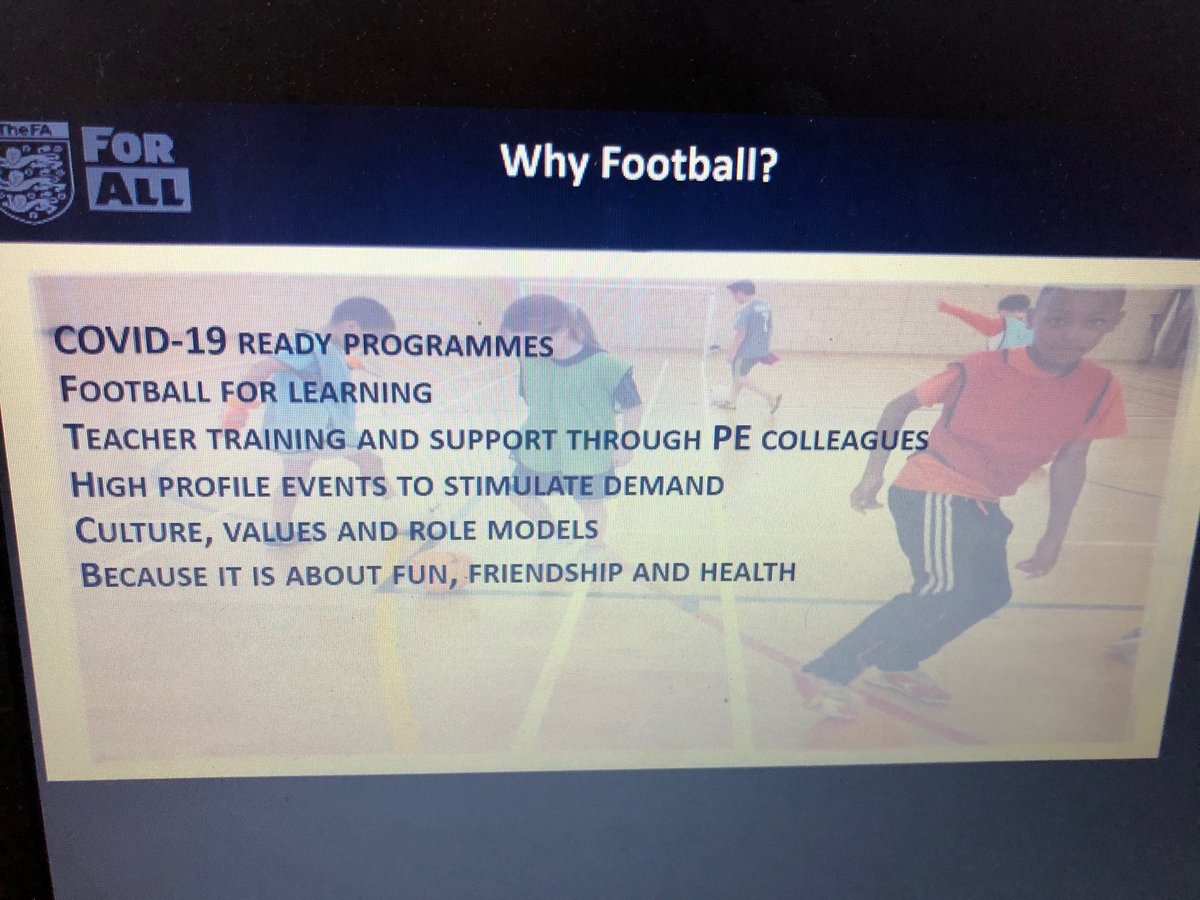 Can’t wait to support young people to settle back with the new FA recovery. Great conference so far! #GirlsFootballinSchools #inclusion  #recovery #wellbeing