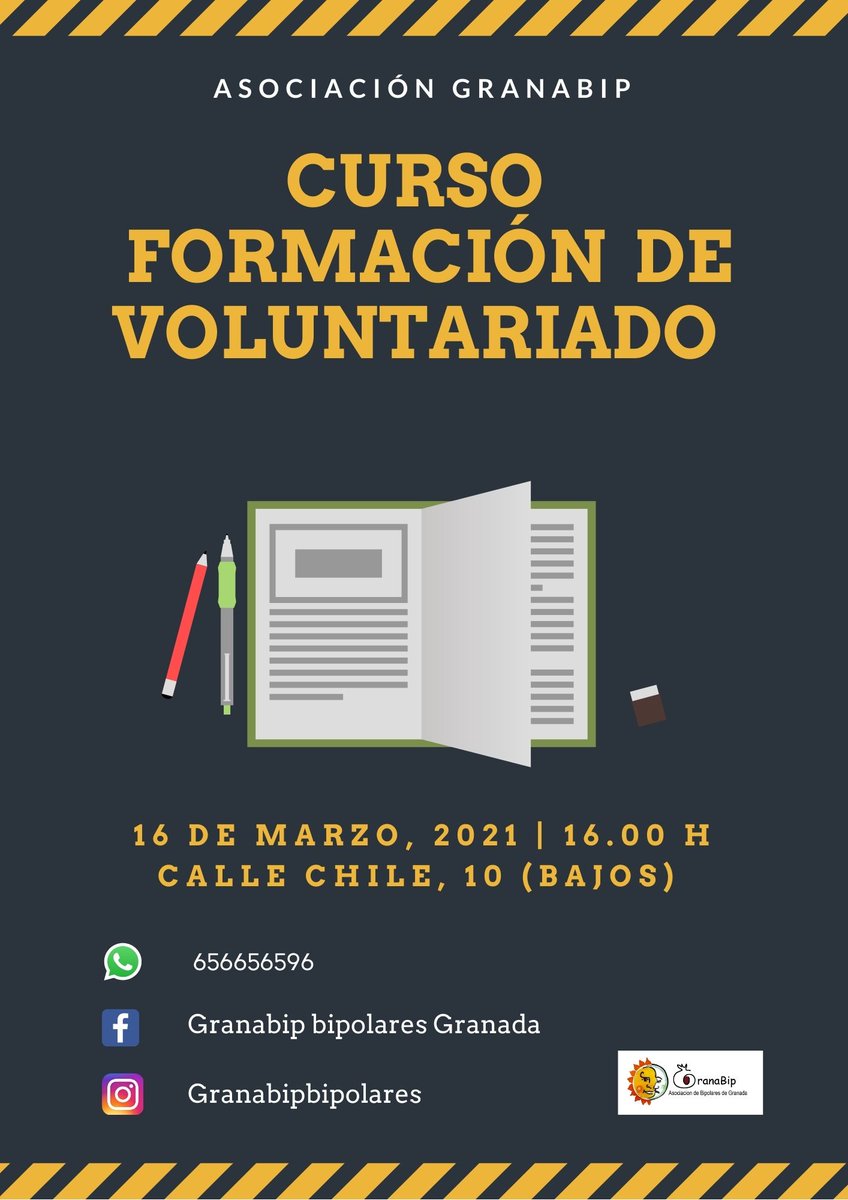 El próximo día 16 se realizará como cada año el curso de formación de voluntariado.
No dudes en venir !!