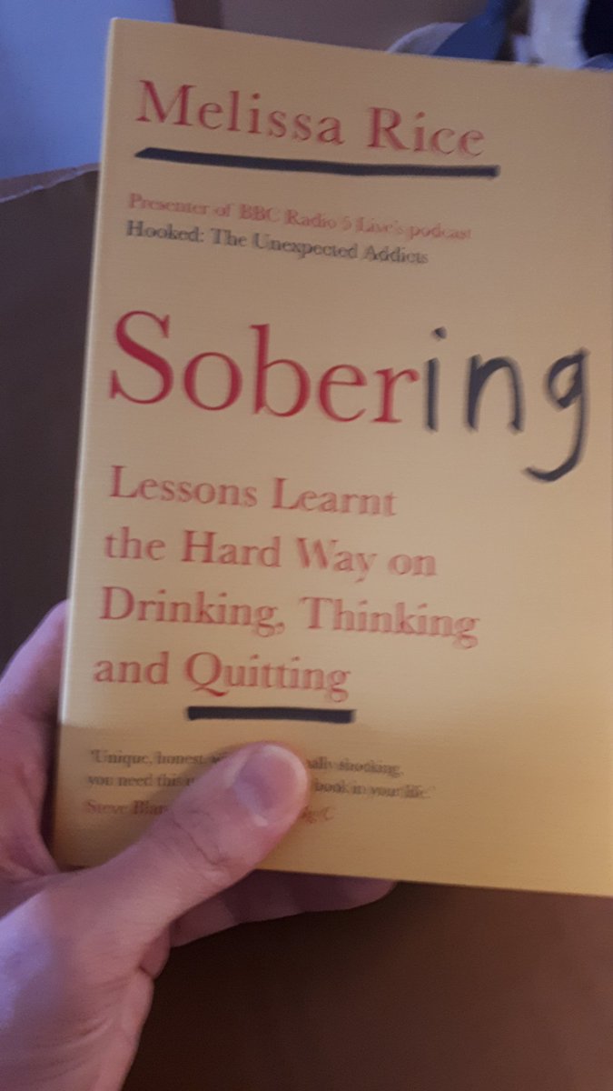 ShaneH89242005's tweet photo. 18 months sober today and a new book by @MelissaRice_1. Life is good #odaat #sobering #bbchooked https://t.co/ekRgQcVxXr