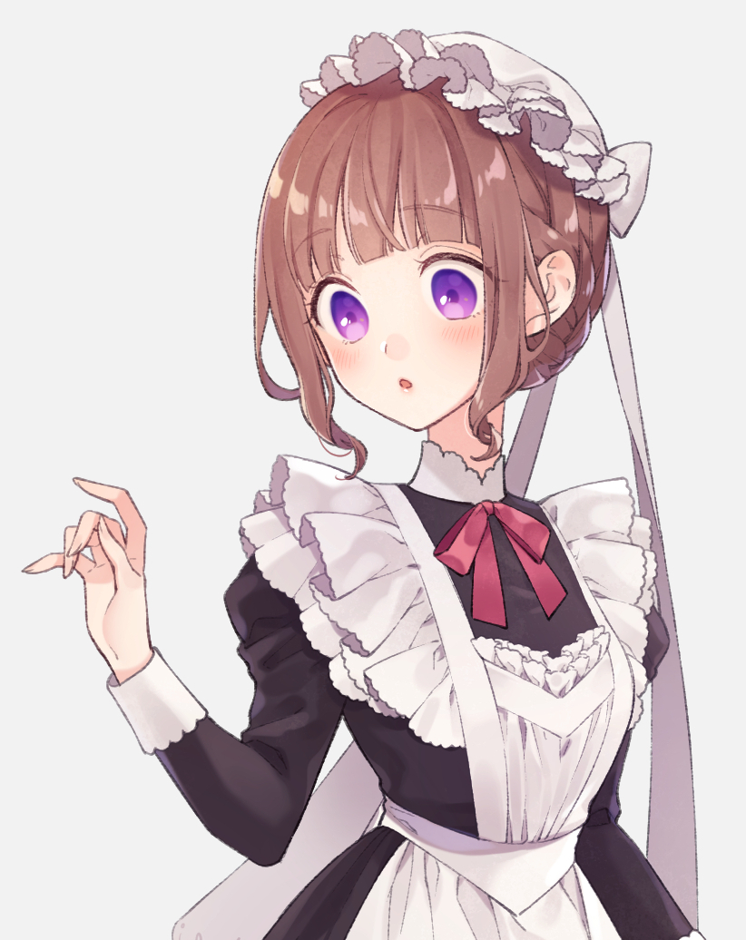 「#どこかの誰かに刺さればそれで良い
髪をまとめ上げてて後ろにリボンの垂れたキャッ」|ごし🍫のイラスト