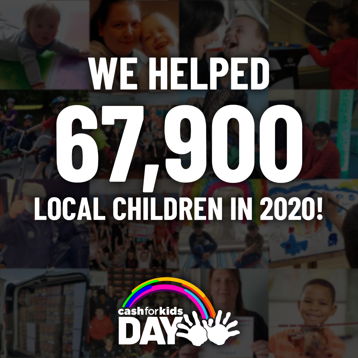 CashforkidsTFM's tweet photo. This is the difference YOU made in 2020 😍

But there are so many more local children who need us now. Cash for Kids Day is coming on Friday 14th May in partnership with @ReedsRains so save the date! Together, we can make great things happen.

https://t.co/AsStIXFRbc #CFKDay https://t.co/AXJxP7Vm4o