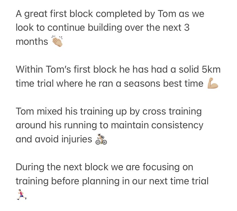 jhopscoaching's tweet photo. Great job Tom 🏃🏻‍♂️💪🏼👏🏼 https://t.co/hSozuSn50U