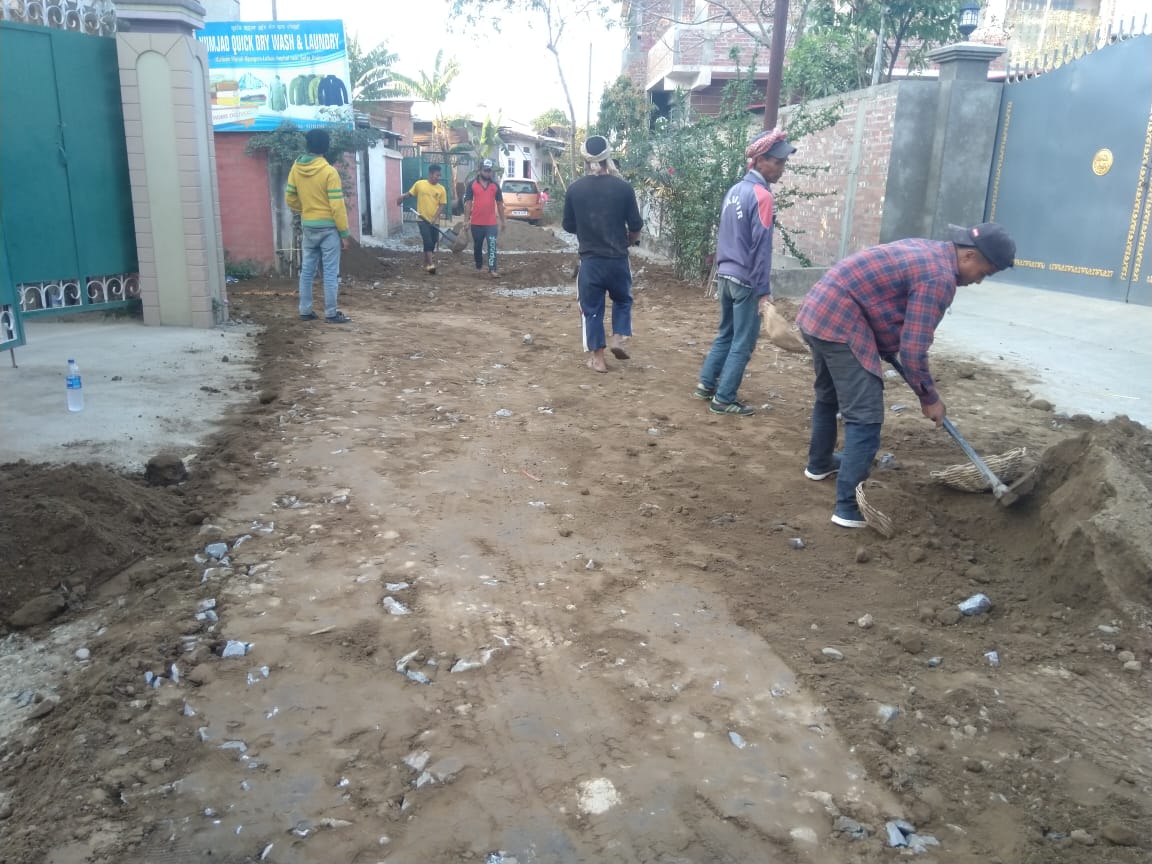 LJayantakumar's tweet photo. Inspected the upgradation of a road at Haobam Marak Ngangom Leikai. The blacktopping of the road will be initiated very soon. https://t.co/VP0c8slUTD