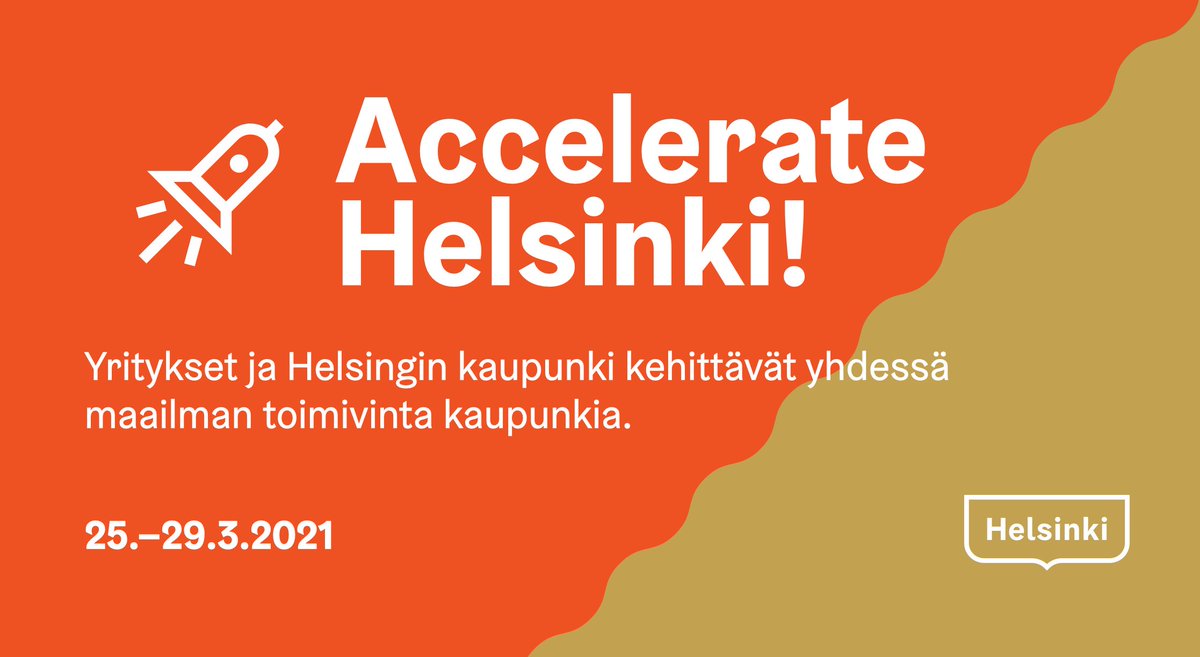 Tule rakentamaan kanssamme kaupunkia, jossa on parhaat mahdolliset edellytykset kasvulle, monipuoliselle yrittäjyydelle ja kestävälle kehitykselle! Lue lisää #AccelerateHelsinki-tapahtumista ja ilmoittaudu nyt: hel.fi/yritystenhelsi… #Helsinki #yrittäjät #yrittäjyys #yritykset