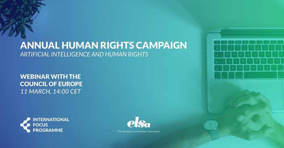 coe's tweet image. What is the interplay between #ArtificialIntelligence and #HumanRights?

The webinar organised with the European Law Students Association is about to start.

Follow live on Facebook: facebook.com/councilofeurop…

@ACoY_CoE @YouthCOE #CoE4AI