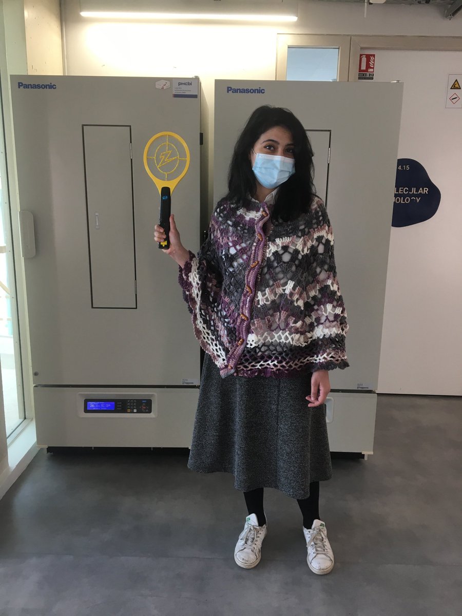 research_lpi's tweet image. We take GMO biosafety very seriously here. ⁦@Ayaa_Gomaa⁩ is on duty this week to guard the fly incubators. Ready to zap any escapers! 😂