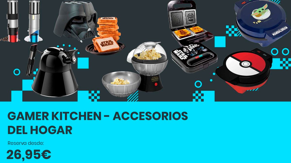 xtralife_es's tweet image. ¡Convierte tu cocina en una #GamerKitchen con estos accesorios con los que podrás vacilar de platos!👩‍🍳

Reserva una gofrera de Pokémon o de Baby Yoda por 37,95 €, echa un vistazo a las sandwicheras de #StarWars por 37,95 € y mucho más🍿

bit.ly/38tYlgg