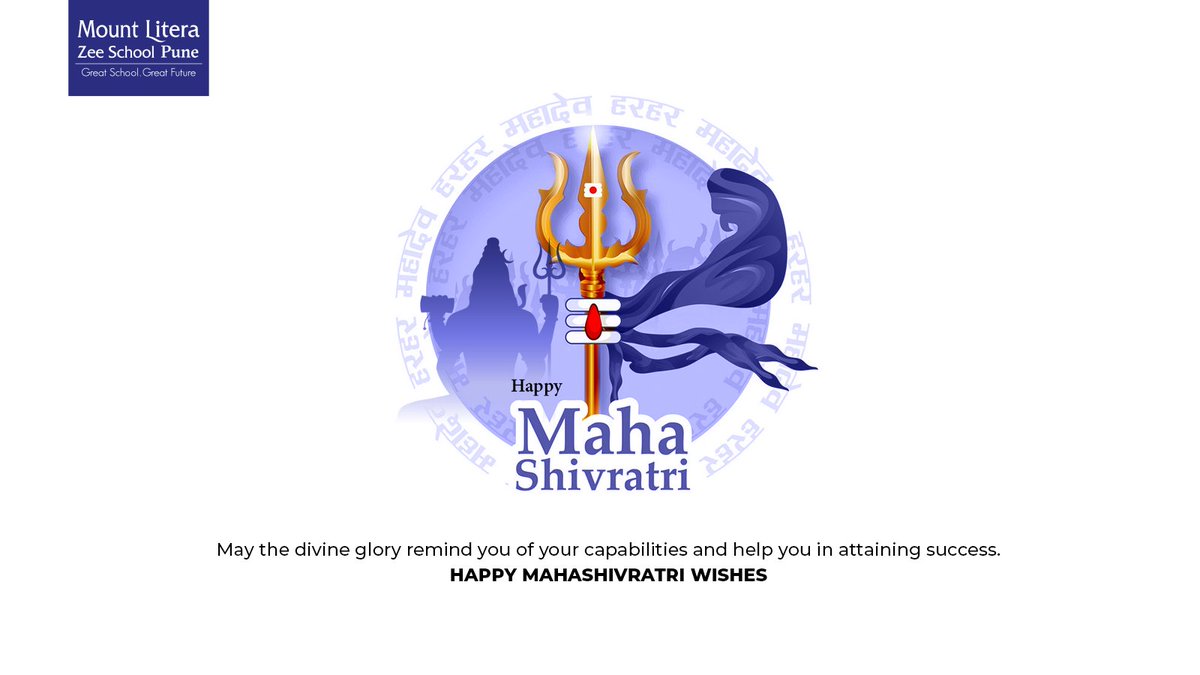 MountLiteraPune's tweet photo. May the divine glory remind you of your capabilities and help you in attaining success. Happy Maha Shivratri wishes to you.
#mahashivratri #shivratri #lordshiva #shiv #shiva #mahadev #HarHarMahadev https://t.co/bAdtRVHWbG