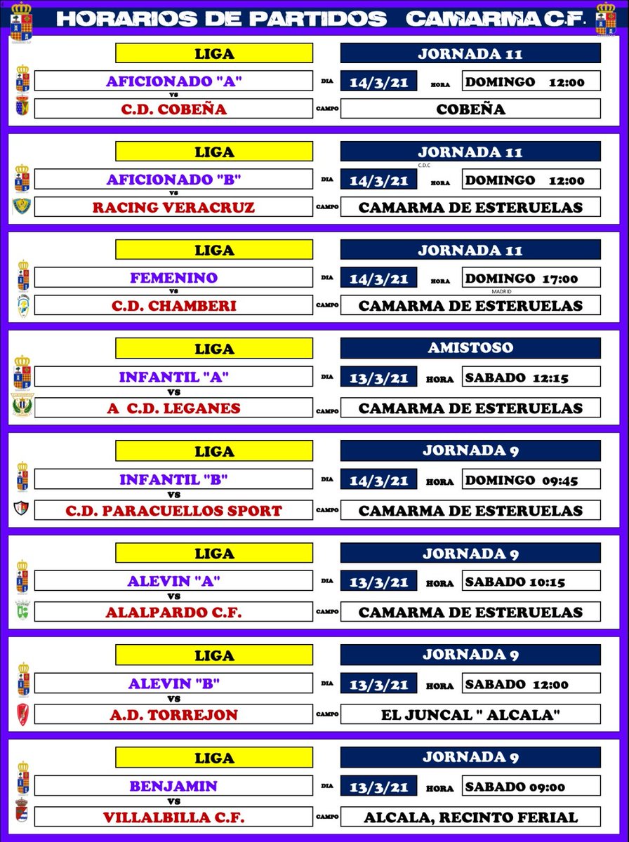 CAMARMA CF tweet media