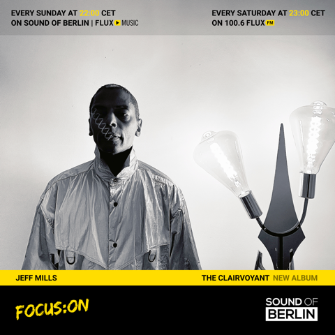 Tune in to <a href="/FluxFM/">FluxFM</a> and <a href="/soundofberlin_/">Sound of Berlin</a>  this weekend and listen to the show ’Focus On’ featuring <a href="/DJJeffMills/">Jeff Mills</a> and his latest album ’The Clairvoyant’, out now via Axis Records. 

FluxFM: bit.ly/Flux_FM
Sound Of Berlin Channel: bit.ly/fluxsob
<a href="/FluxMusicRadio/">FluxMusic</a>