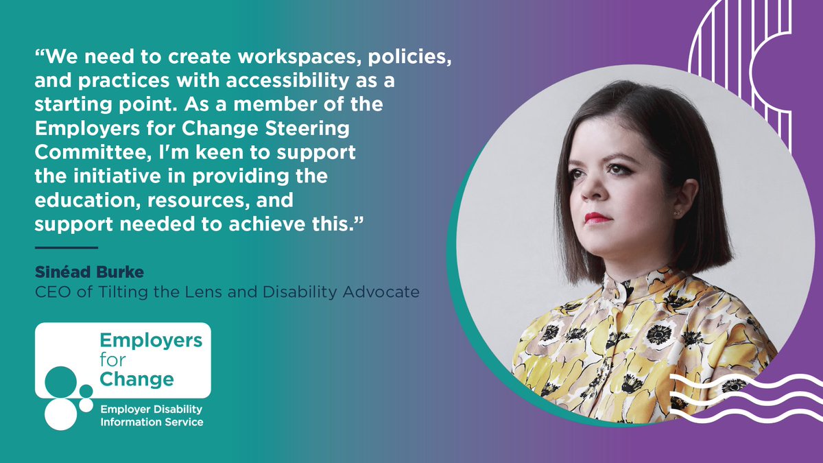 ‘We need to create workspaces, policies, and practices with accessibility as a starting point. As a member of the Steering Committee, I’m keen to support the initiative in providing the education, resources, and support needed to achieve this.’ <a href="/TheSineadBurke/">Sinéad Burke</a>  <a href="/OpenDoorsToWork/">Open Doors Initiative</a>
