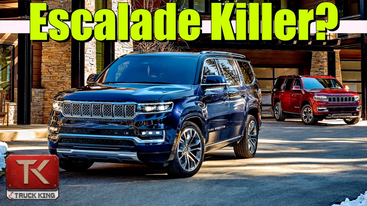 TruckKingChalng's tweet photo. The Jeep Wagoneer &amp; Grand Wagoneer are BIG body-on-frame SUVs packing V8s. 

Everything you need to know is here - https://t.co/WofKkeuj5o https://t.co/4U3ZUrZDlT