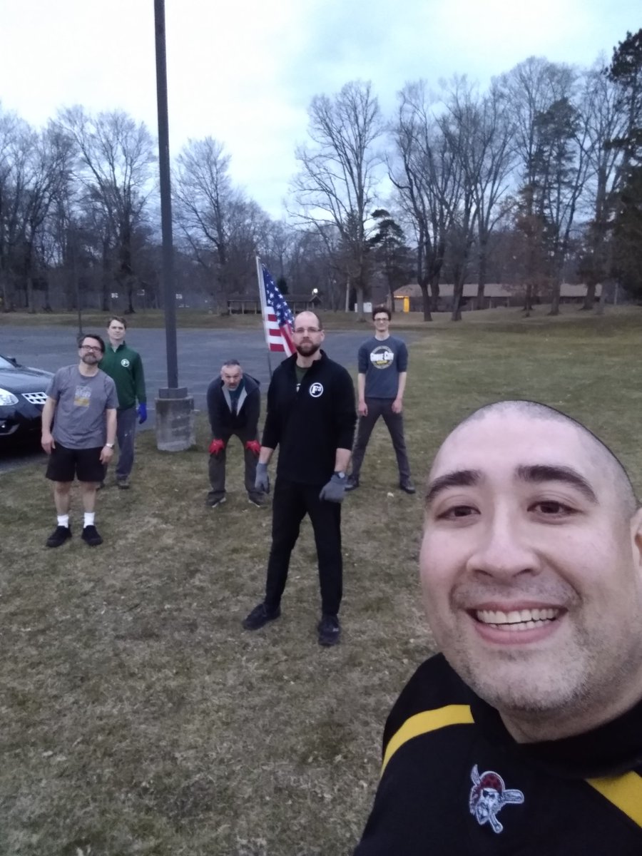 6 <a href="/f3grovecity/">F3 Grove City</a> PAX posted in the balmy #PArising for some #cardioyogaflow, lightpost laps, and #mary.  <a href="/F3Pittsburgh/">F3 Pittsburgh</a> <a href="/F3Philly/">F3 Philly</a> <a href="/F3Lanco/">F3 Lanco</a> <a href="/F3LehighValley/">F3 Lehigh Valley</a> <a href="/F3ValleyForge/">F3 Valley Forge</a> <a href="/F3HarrisburgPA/">F3HarrisburgPA</a> <a href="/F3Villanova/">F3Villanova</a> <a href="/F3Princeton/">F3 Princeton</a> <a href="/F3IndianValley/">F3 Indian Valley</a> <a href="/F3Susquehanna_V/">F3 Susquehanna Valley</a>