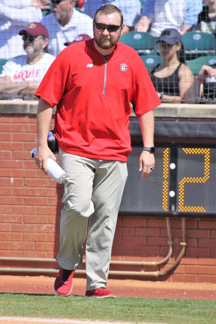 UNCG_AT's tweet photo. As we continue with #NATM2021, I’d like to recognize our full time staff starting with our most recent hire. Tyler Moos started with us in February and works directly with our baseball team. He brings a wealth of experience from the Red organization.  Welcome Tyler! https://t.co/sDIxIJTL3h