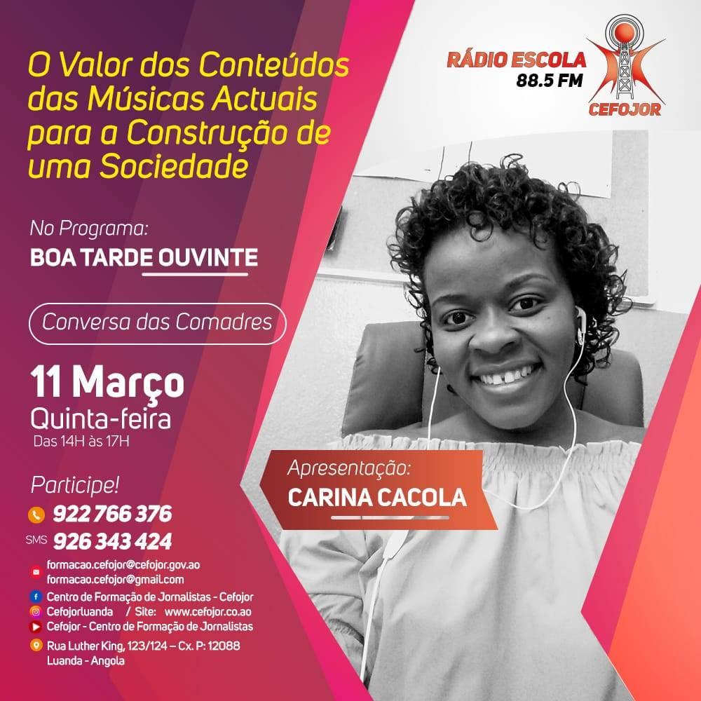 Radio Escola 88.5 FM - Vamos anunciar hoje, os vencedores do passatempo  Bué de prémios. Vamos anunciar no programa Boa Tarde Ouvinte. Continue  ligado e ganhe prémios ouvindo a rádio Escola. Ligações