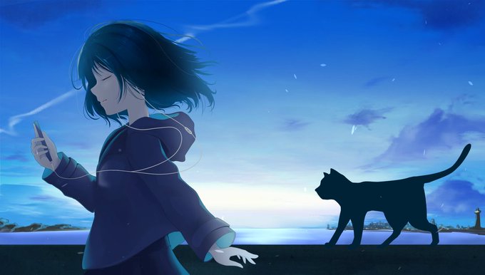 猫と女の子のtwitterイラスト検索結果 古い順