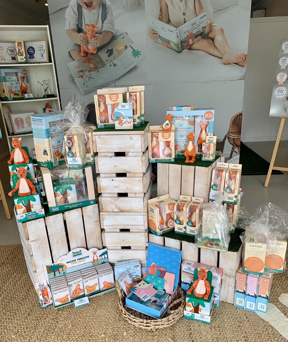 It never ceases to amaze me when I meet an inspirational businesswoman, who has turned a fabulous idea into a successful and growing business! Check out Mizzie The Kangaroo - Australia’s Original Natural Teething Toy mizziethekangaroo.com ⁦<a href="/JameslaneANZ/">James Lane</a>⁩
