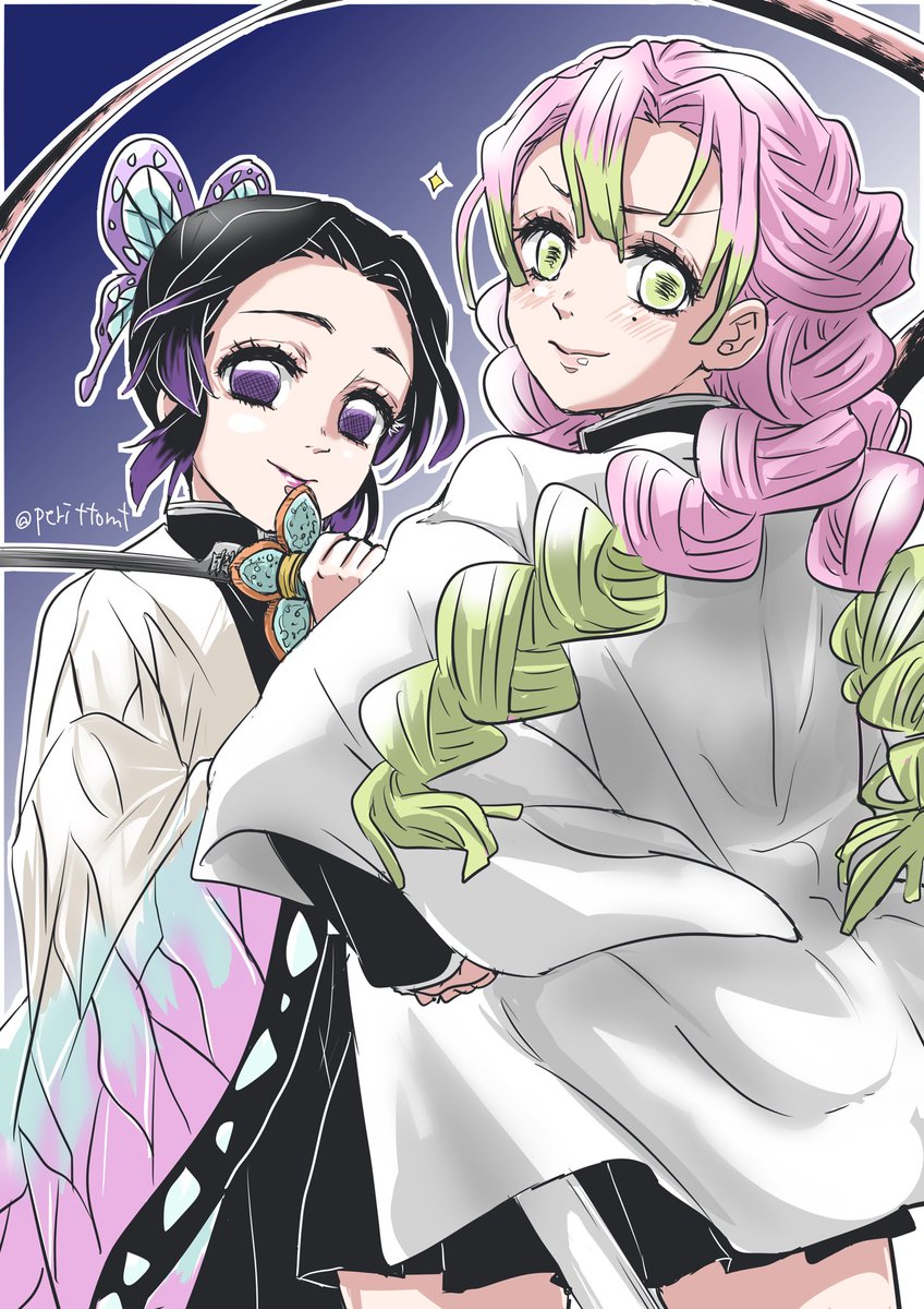 ぺり على تويتر 鬼と戦う女の子