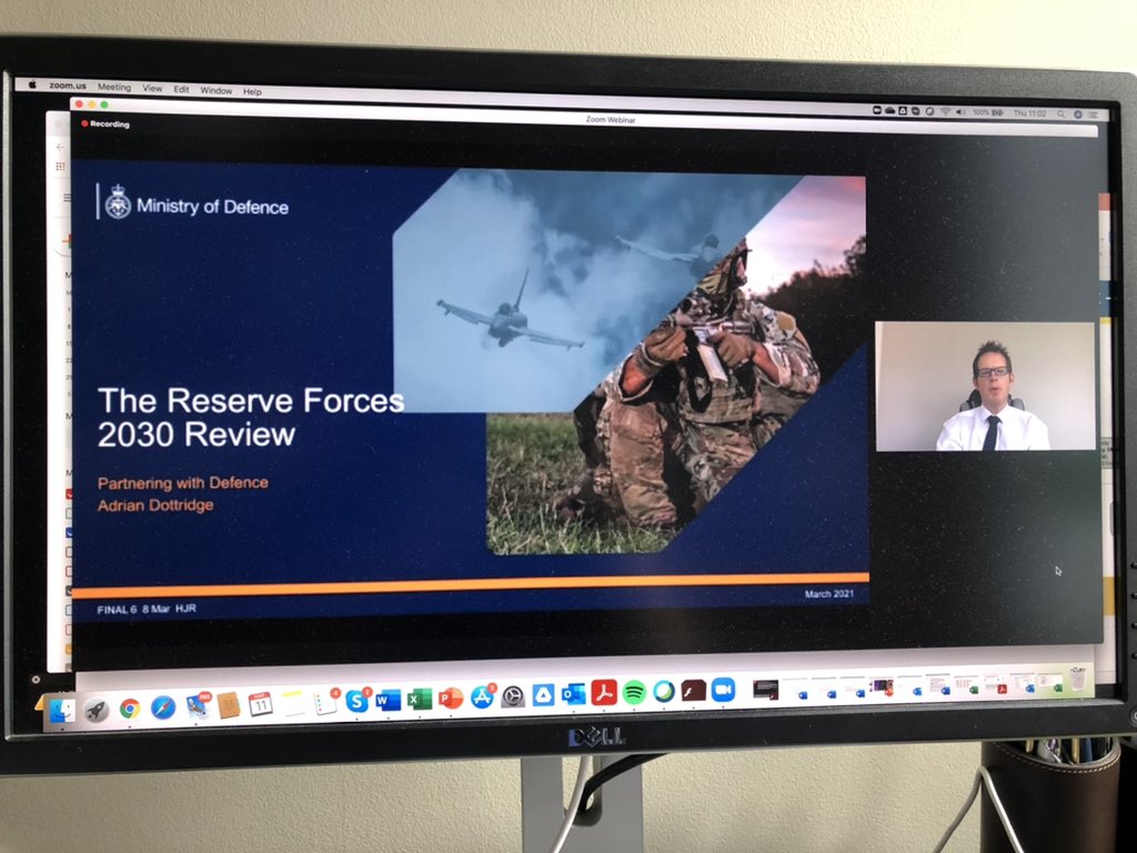 LeonaBarrJones's tweet photo. Excellent insight from Adrian Dottridge and Brig Hugh Robertson on the @DefenceHQ Reserve Force 2030 Review #RF30 and Integrated Operating Concept and Defence People Strategy @DefencePeople @ArmyDcfa @UrchTyrone @ArmyCGS @DRM_Support @NeilRAJackson @EAEmployers @EastAngliaRFCA https://t.co/pve7AVEtoX