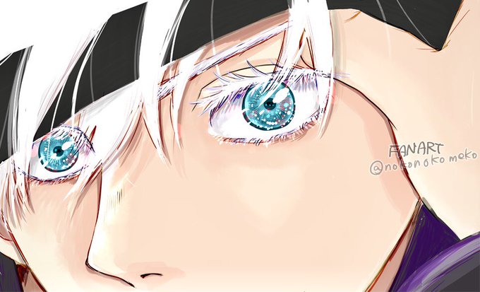 一度は描いてみたい五条先生の目
#呪術廻戦 #ファンアート 