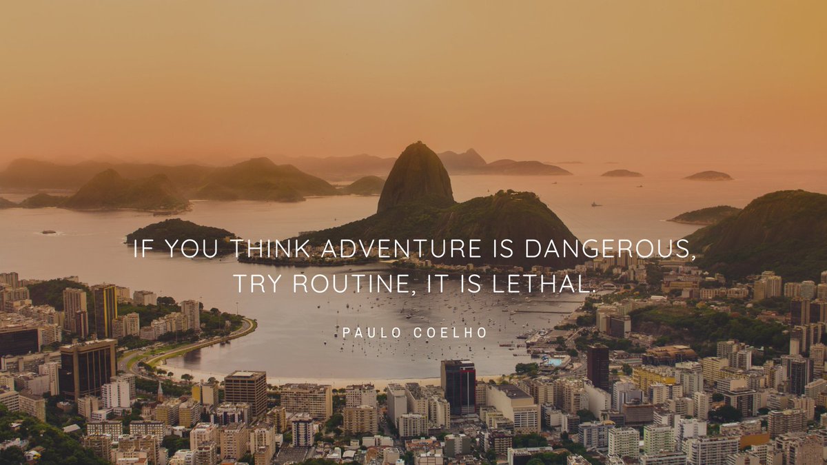 Spirited Navigators (@spiritednav) on Twitter photo adventure vs routine 
#paulocoelho #travel #wanderlust #travelquote #TravelAgency #TravelAgent #CuratorTravel #TravelAdvisors #TravelAdvisor #QuoteOfTheDay #adventure #LetsGoEverywhere adventure vs routine 
#paulocoelho #travel #wanderlust #travelquote #TravelAgency #TravelAgent #CuratorTravel #TravelAdvisors #TravelAdvisor #QuoteOfTheDay #adventure #LetsGoEverywhere