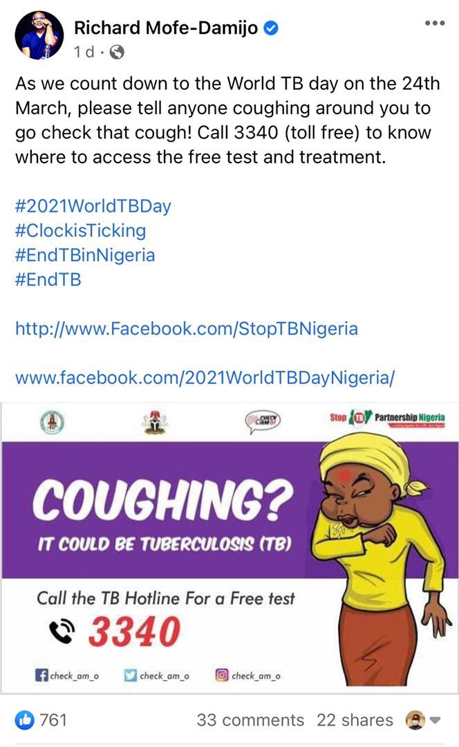 TB anywhere is TB everywhere. As the countdown begins for World TB day, our focus should be on saving lives and no rhetorics                                            #EndTB