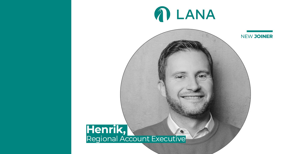 Meet Henrik Gmelch, our new Regional Account Executive who will support us from Munich and help us expand our network in the south of Germany. Welcome to #LANA, Henrik! #newjoiner