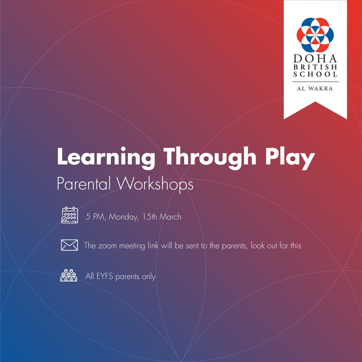 DBSWakra's tweet image. #DBSWakra will be hosting online Parental Workshops on the topic of Learning Through Play. A zoom meeting link will be sent to parents&apos; emails - watch out for this!