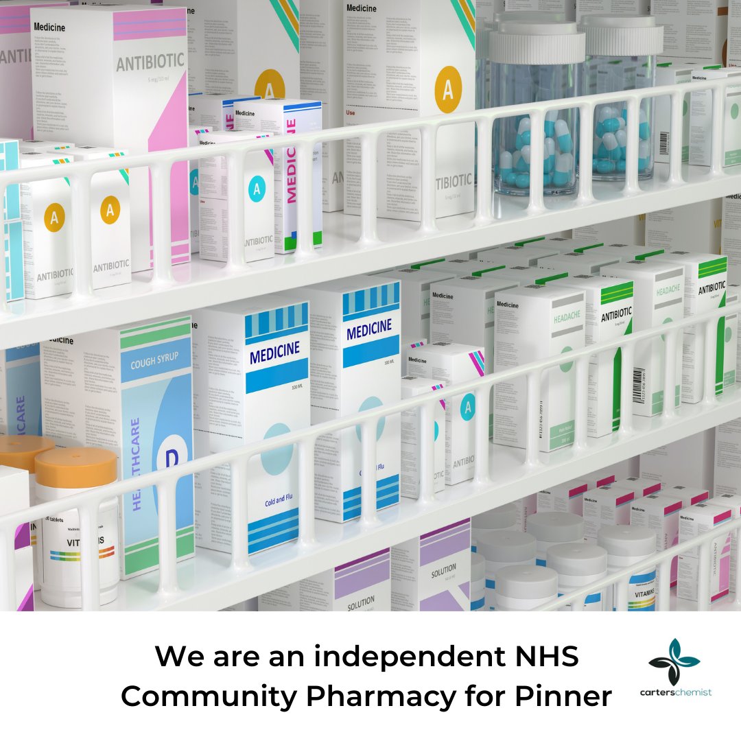 CartersChemist's tweet photo. Did you know that our delivery service is #FREE to the local #Pinner area when ordering medication? Did you know that you are also allowed to change the pharmacy you collect your medication from?
Get in touch for more details #carterschemist #pharmacy #lookingafterourcommunity https://t.co/2MMX62nYa2