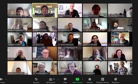 CompFoundry's tweet photo. Delighted to host our 3rd virtual stakeholder sandpit event. Discussing a wide range of real-world challenges that will shape PhD research at the Centre with @StarlingBank #Admiral #ABUHB #TechAgainstTerrorism #NIAW @EPSRC #CDT @TashiG_uk https://t.co/GeN7ZpjXUf