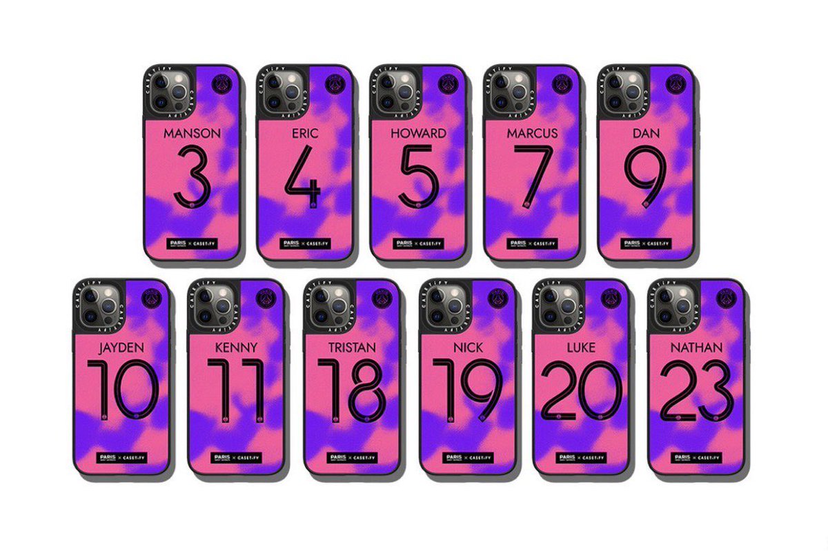 Casetify × PSG パリ・サンジェルマン　iPhone11用 Photos: PSG Reach Agreement With CASETiFY for Limited