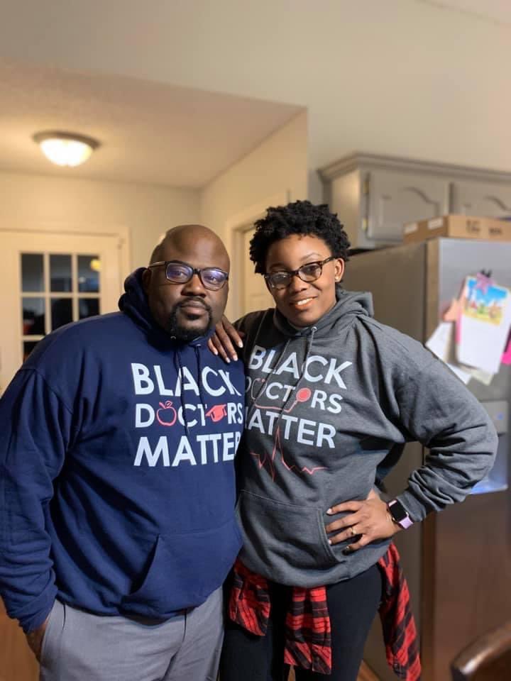 #TBT of my wife and I. #Education #Healthcare #BlackDoctorsMatter #BlackEducatedProud