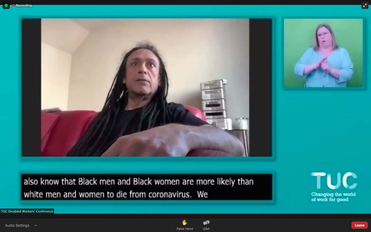 HirstPhotos's tweet photo. "We need to have a good conversation on what it means to be Black and disabled, and not wishing to steal catchy phrases, but we need to understand that Black disabled lives matter." #TUCDisability #Intersectionality https://t.co/ylDItkBfUC