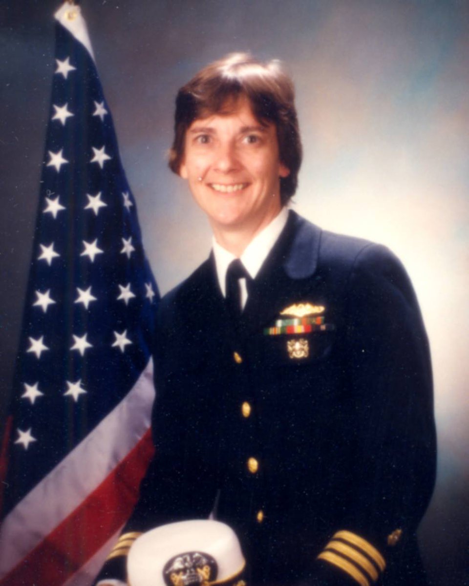 TheWDHOF's tweet photo. Celebrating 150 years of Navy Medicine. meet retired Capt. Marie Knafelc, U.S. Medical Corps, an amazing woman and a member of the Women Divers Hall of Fame.
#WDHOF https://t.co/L4KJcFwTwL https://t.co/s9zshnQSsc