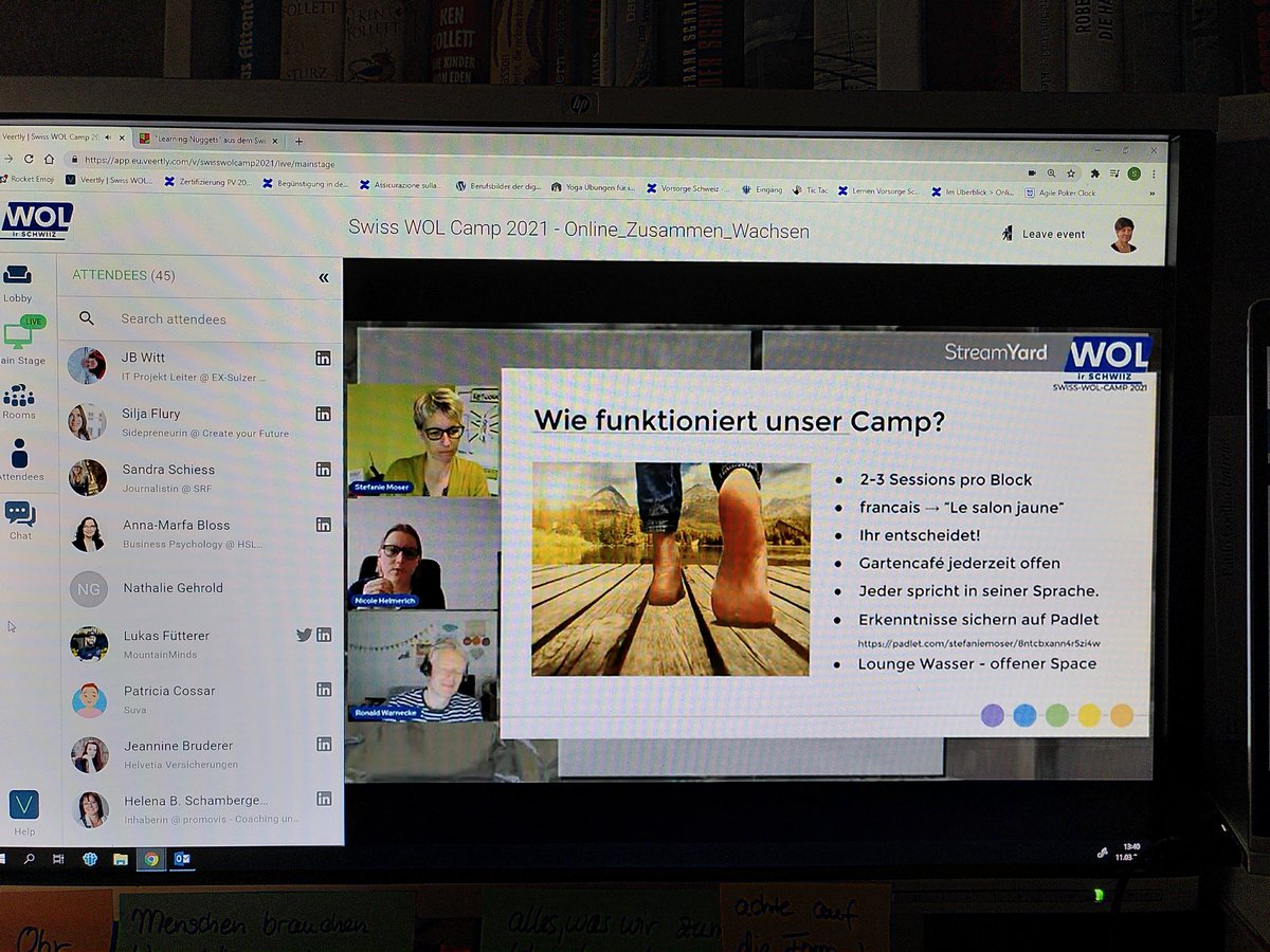 Das #swisswolcamp2021 ist los! Kommt gerne vorbei! #WorkingOutLoud