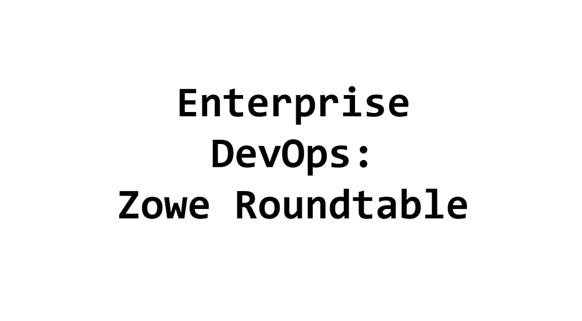 davidmcnierney's tweet photo. CI/CD pipelines for mainframe apps using the Zowe open source framework

Broadcom's Rose Sakach hosts with panelists from IBM, Wipro &amp; Auto-Owners Insurance:
https://t.co/zNQ8uNBJ2a

#zowe #mainframe #DevOps #ibmz #jenkins https://t.co/bTUZPowt80