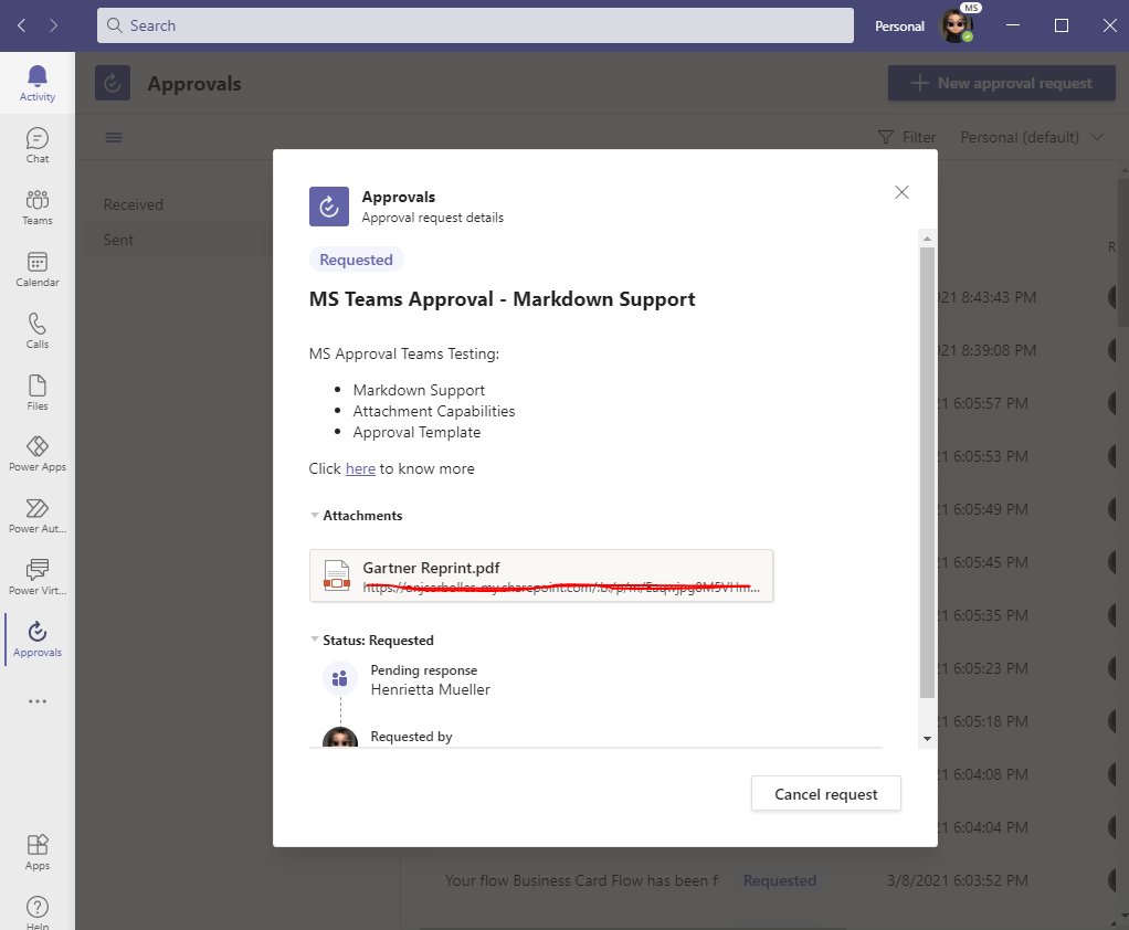 anjCerbolles's tweet photo. Markdown support looks good in my tenant. Hoping for the #Reassign button will be available too.
#MSTeams #PowerAutomate #PowerPlatform https://t.co/4cqxsmquNv