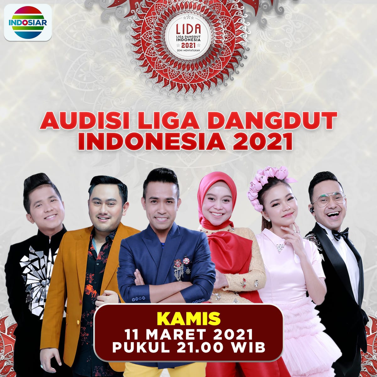 Indosiar (@indosiar) on Twitter photo Bersiaplah menyaksikan penampilan-penampilan terbaik dari para perwakilan provinsi di audisi #LIDA2021 malam ini!
Yuk buruan duduk mansi di depan tv pukul 21.00 WIB Bersiaplah menyaksikan penampilan-penampilan terbaik dari para perwakilan provinsi di audisi #LIDA2021 malam ini!
Yuk buruan duduk mansi di depan tv pukul 21.00 WIB